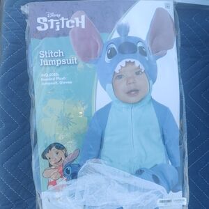 Disney Stitch Blue and Light Blue Jumpsuit